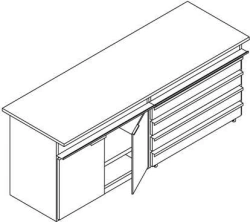 Laboratory table ML-S
