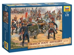Assembled model "French foot artillery"