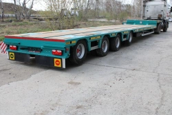 Semitrailer 9854 in modifications 9854-0000040-01, 9854-0000040-02, 9854-0000040-03, 9854- 0000040-04, 9854-0000040-05, 9854-000