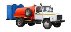 Vacuum truck KO-503B-3-01, type KO-503B, modification KO-503B-3-01, base chassis and vehicles: GAZ-3309, GAZ-33098.