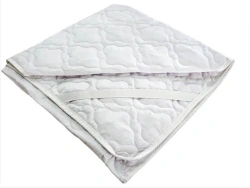 Bedding for adults made of synthetic fabrics: mattress covers.