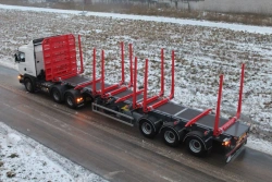 Three-axle sorting trailer, modification TSA-453