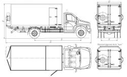 Cars of modification 5759AP-3 based on GAZ vehicles of modifications C41R16, C41R36, C42R36, C43R16, C43R36, C44R36.