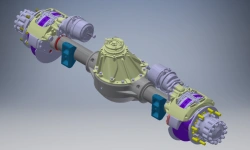 Rear axle 231.2400012-02