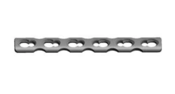 Straight reconstructive plates for 3.5 mm screws with angular stability in 8 designs.