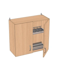 Hinged kitchen cupboard with dish dryer 600*300*720 mm ???-6