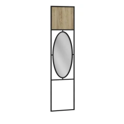 Panel with hooks on metal frame