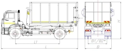 Self-loading multilift truck of model MK-4561-05