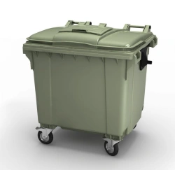 Mobile waste bin 1100l Art.29.C19.W (20.807.1.70.PE; 21.056.70.PE.W)