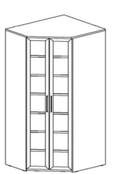 Corner cupboard. Model SHKU-1-7