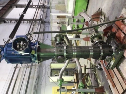 Vertical hermetic electric pump unit with magnetic coupling VNG-ts