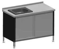 Compartment table with sink STKM