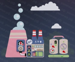 Decorative-developmental panel "Factory" PMG-00F