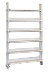 One-sided library shelving unit ATT-861