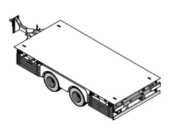 Universal platform trailer Bastion PU-P