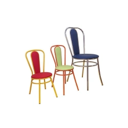 Metal-framed children's chair, series ST8