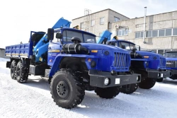 Special cargo truck with CMU produced by INMAN JSC, on chassis Ural 5557-1151-60, 5557-1151-62, 5557-1151-70, 5557-11.