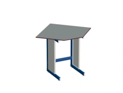 Laboratory corner table. Model: USL-U