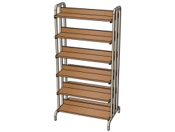 Double-sided library shelving unit / ??07