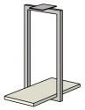 Suspended stand for system unit. Rio Base" furniture set