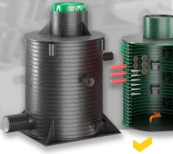 Prefabricated polymer wells