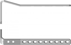 90 degree angle 90 degree blade rotary plate for medial condyle of tibia with limited contact (length