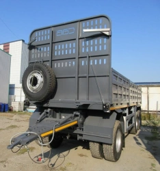 Trailer CAB 83433RE1...RE6 (suspension: spring, service braking system with ABS) with removable sides