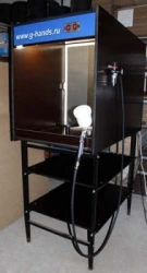Paint chamber for glazing ceramics "Tornado"