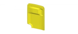 Rear bulkhead hatch cover