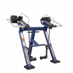 Leg flexion in standing position with variable load