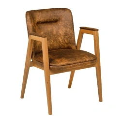 Bali upholstered chair on wooden frame