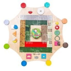 Tactile disc with decorative elements