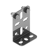 TH-D holder, with overall dimensions 35x90x65, with metal thickness 2,0 mm, hot-dip galvanised steel, AISI 316L