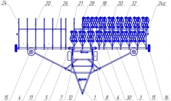 Universal soil tillage machine UPA-BZ-16-2