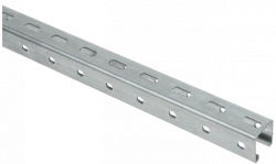 CLP1S-41-21-21-11-15 STRUT profile perforated 41x21x1100-1,5 IEK
