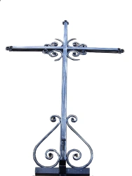 Services for the production of metal products grave cross
