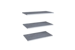 Fiji LD.659410.000 Single-leaf cupboard shelf set (3 pcs) (Metropolitan Grey )