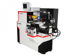 High-precision lathe with operational control system 250 ITVM.F2