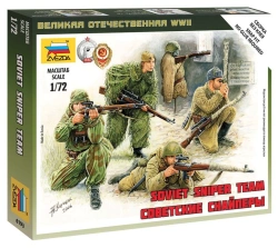 Assembled model "Soviet Snipers"