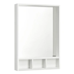 Mirror Aquaton York 60 white, whitewashed wood 1A170102YOAY01.A170.1.02Y.OAY.0