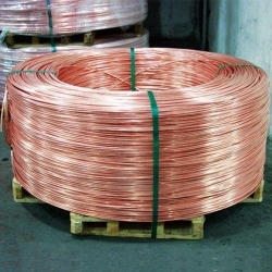 Copper rod for electrical purposes