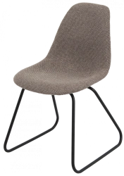Chairs with plastic base with upholstered element, SP+ series
