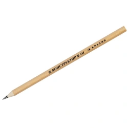 Pencil h/g Krasin "Konstruktor" 8M (8B) hexagonal, sharpened.