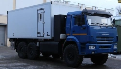 Trucks mod. 5759F1, 5759F4 without CMU on the basis of KAMAZ chassis mods. 43118-37, 5350-37/TS KAMAZ mod. 43118-37