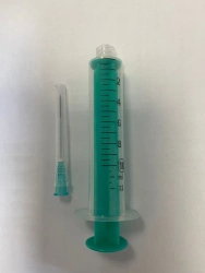 Injection syringe for single use sterile double-detailed 10ml. "Luer-Lok" with or without needle.