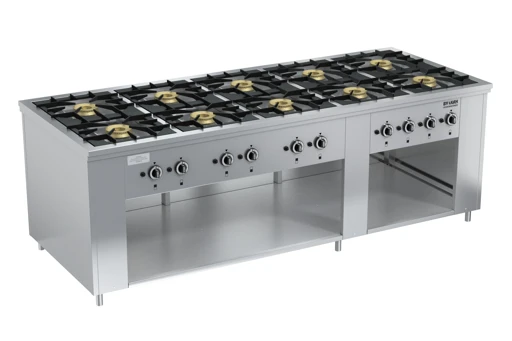 Professional Gas Stove for Cooking - PRG-IIA-10 "Maxi