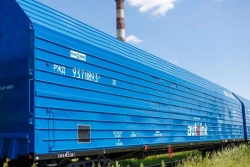 Wagon for carriage of passenger cars model 11-1291