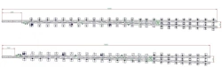 Frame rail with shackle type R65 grade 1/11 project 53103.11.000/01/02/03; 53103.12.000/01/02/03