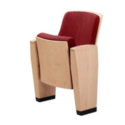 Wood frame auditorium armchair Europe model
