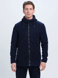 Hooded jacket Camp , t.blue , art. 87494816